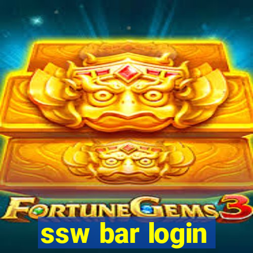 ssw bar login